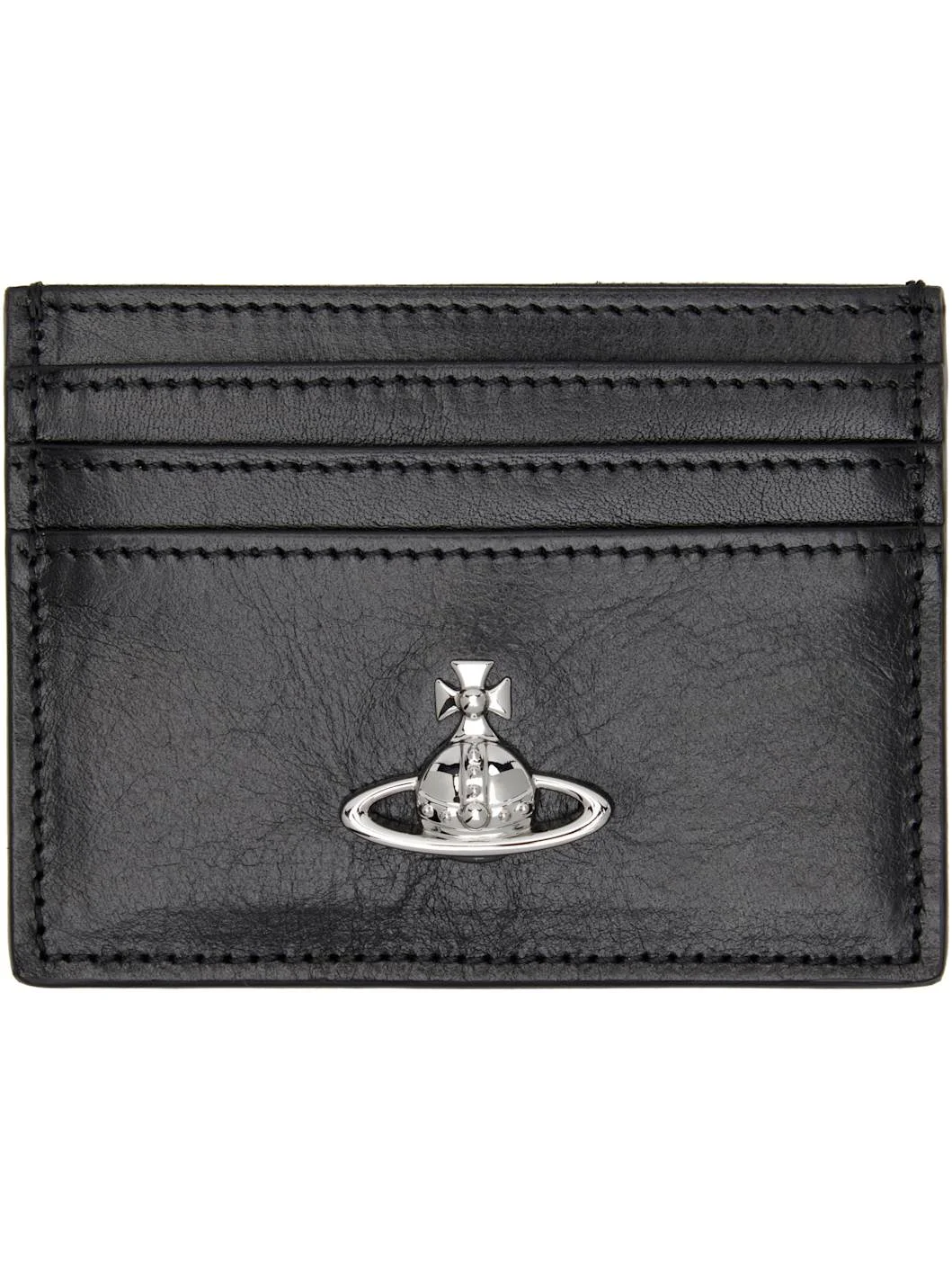 Black Flat Card Holder - 1