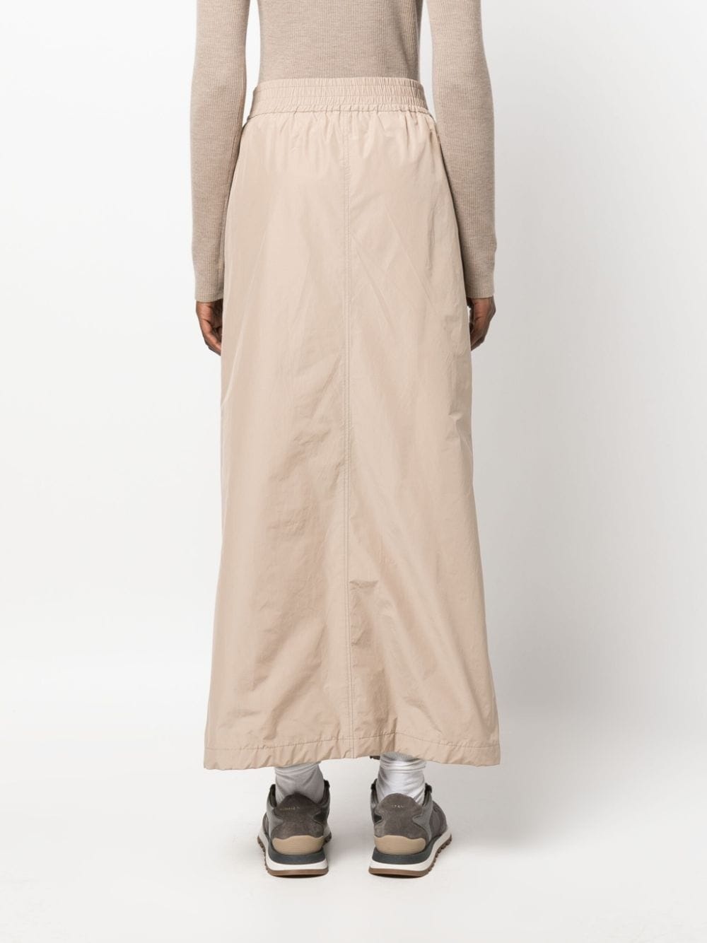 two-way zip-up maxi skirt - 4