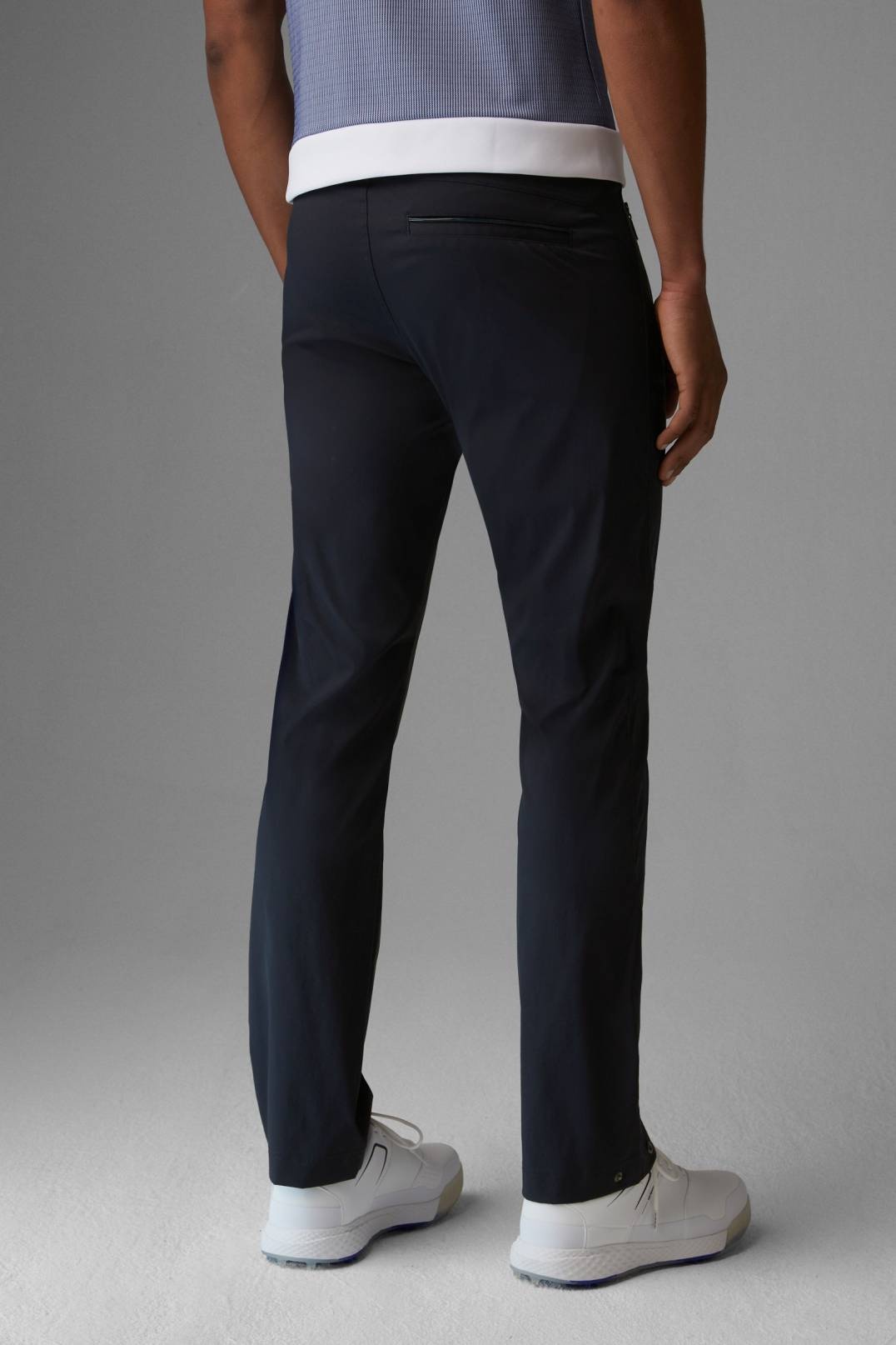 NICOLAS FUNCTIONAL CHINOS IN NAVY BLUE - 3