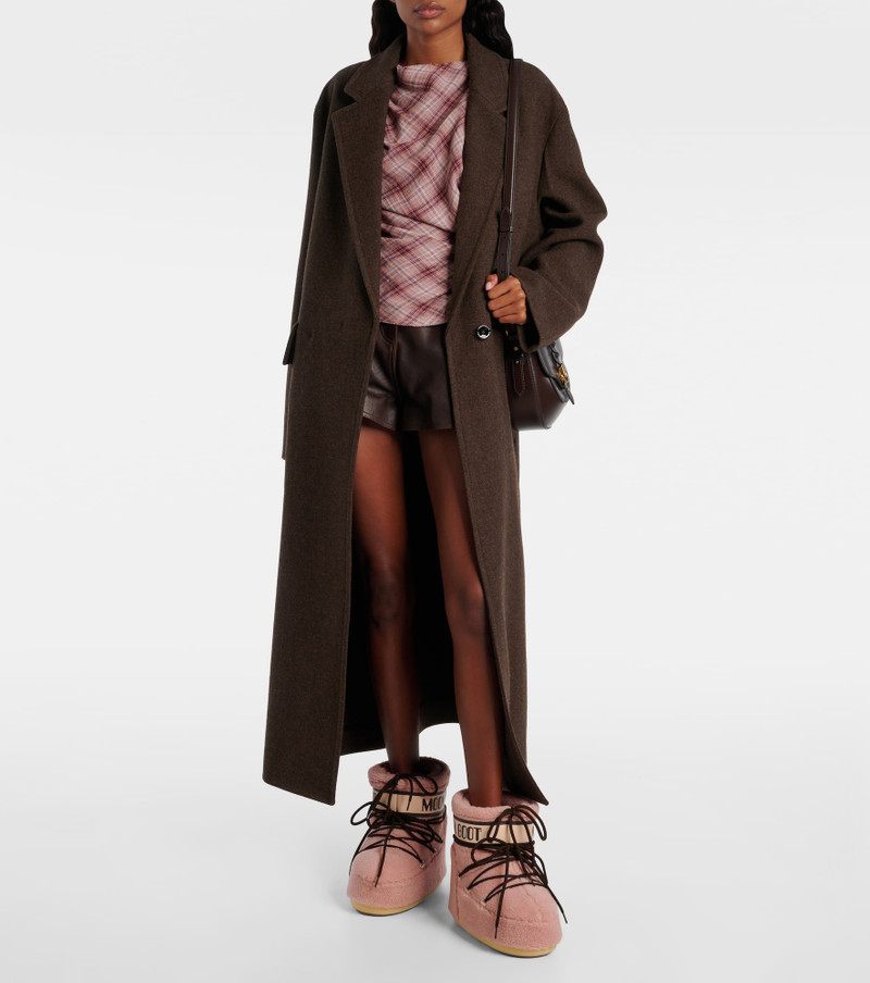 MOON BOOT Icon fleece ankle boots outlook