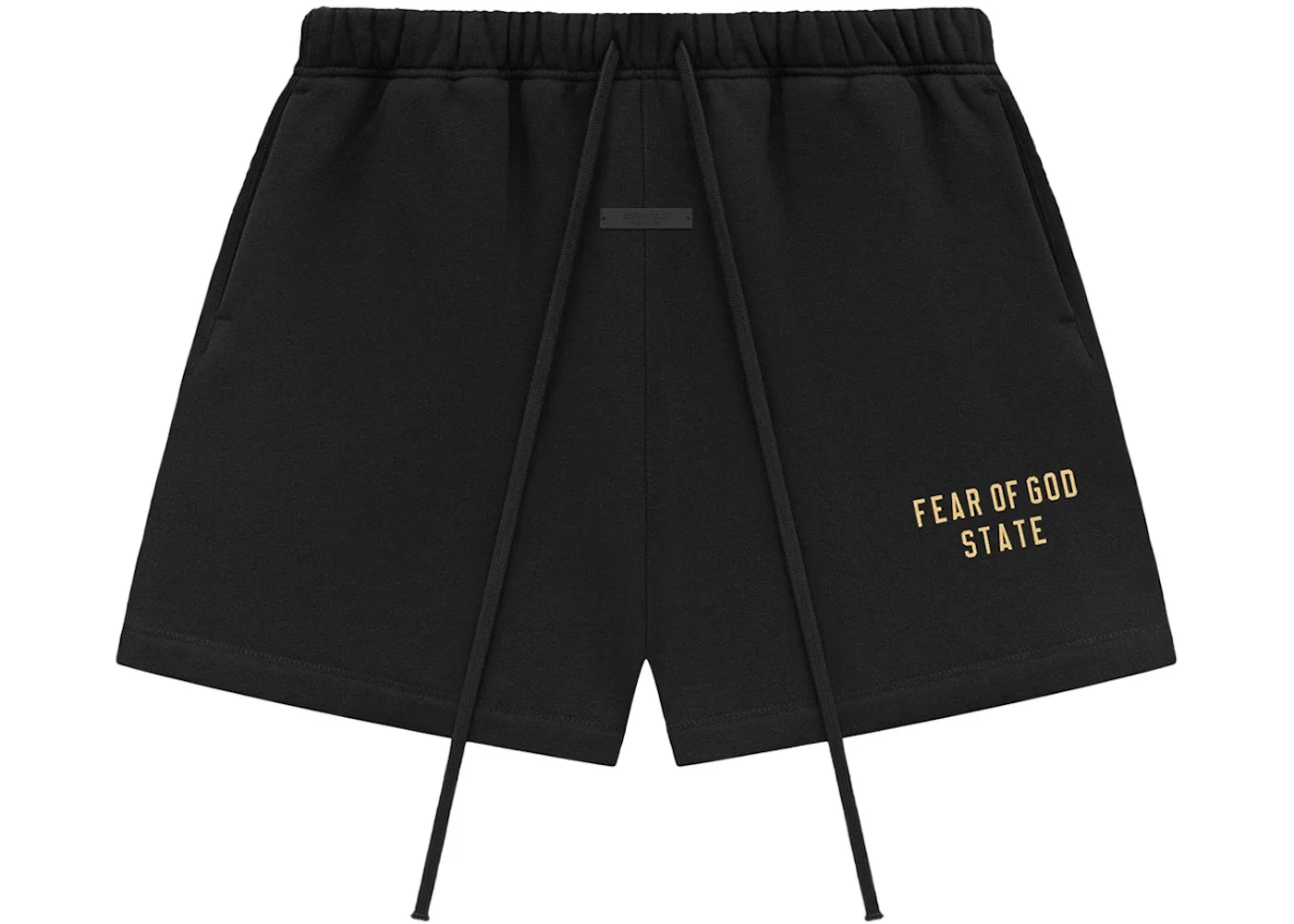 Fear of God Essentials Fleece Soccer Short Black - 1
