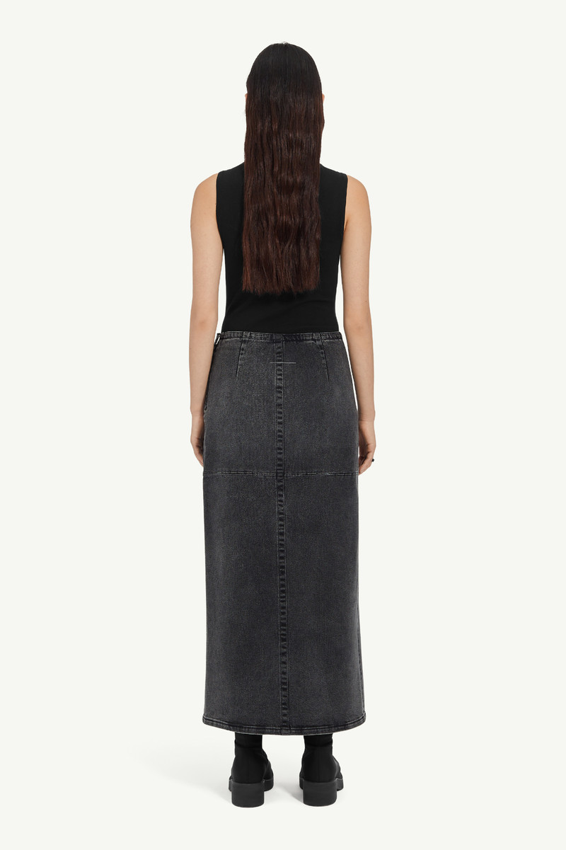 Long Denim Skirt 4