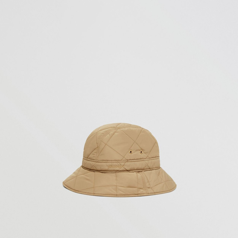 Logo Detail Quilted Bucket Hat 2
