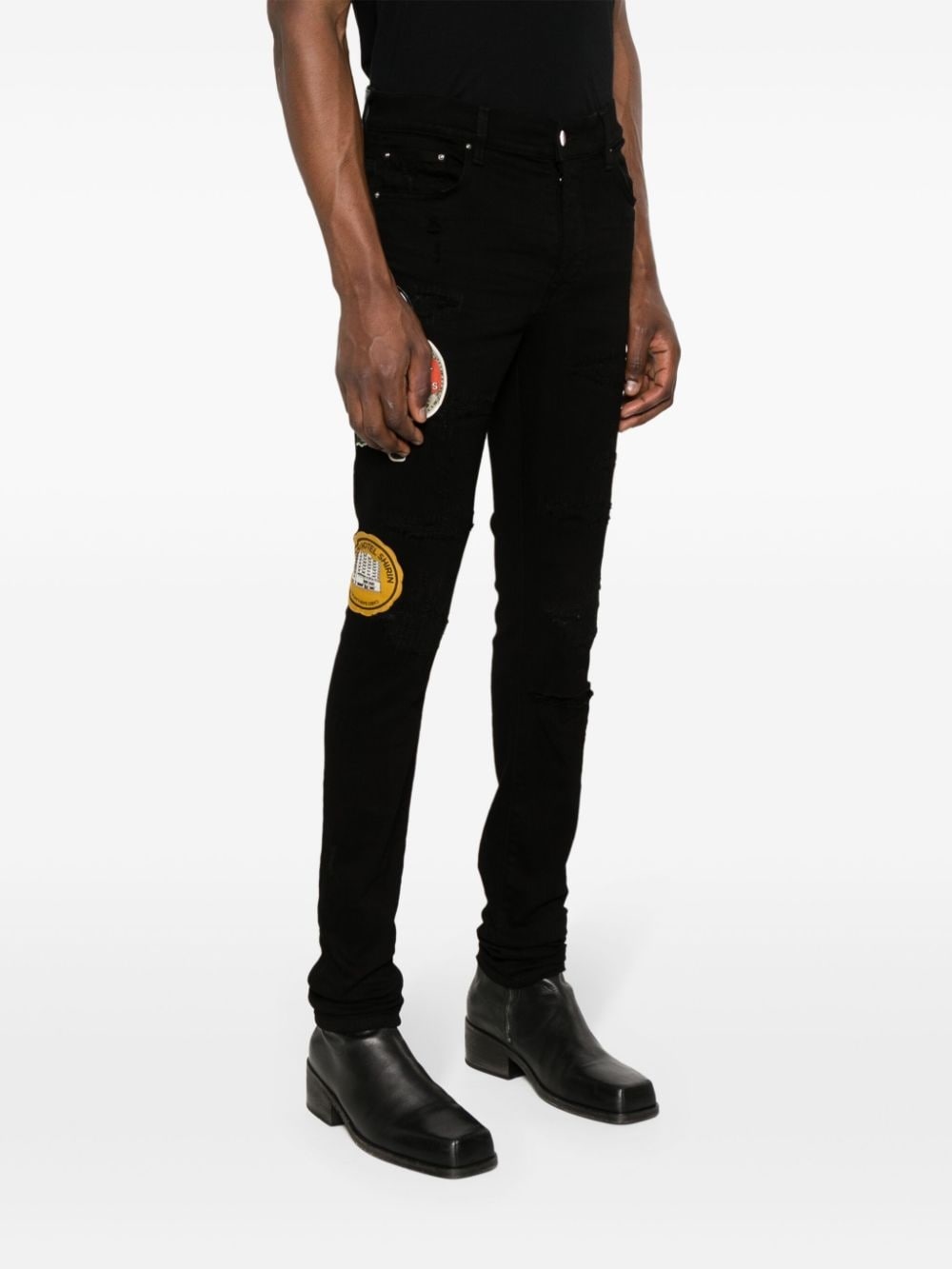 Travel Patch Repair skinny jeans - 3
