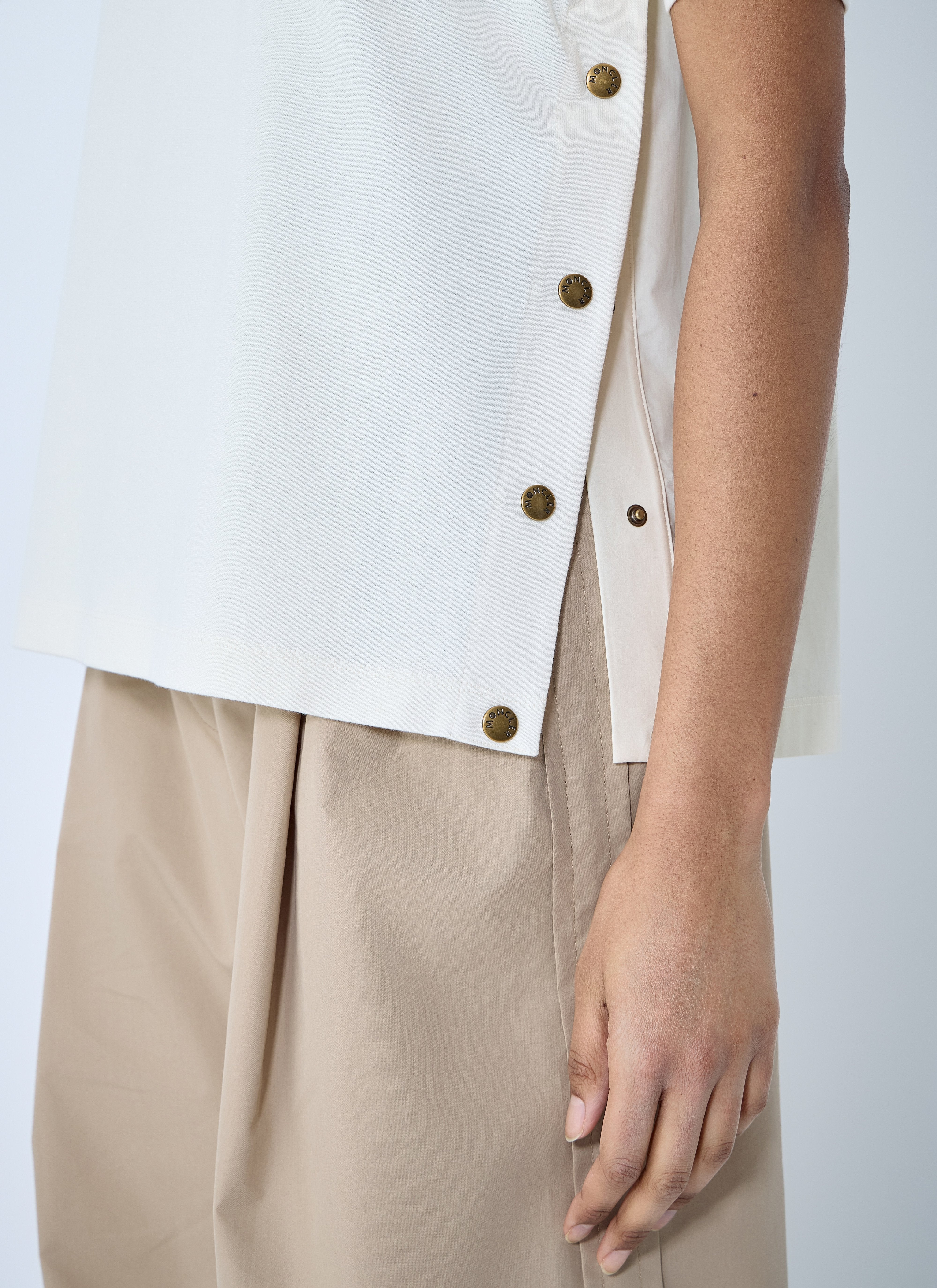 Moncler Women Logo Motif T-Shirt - 6