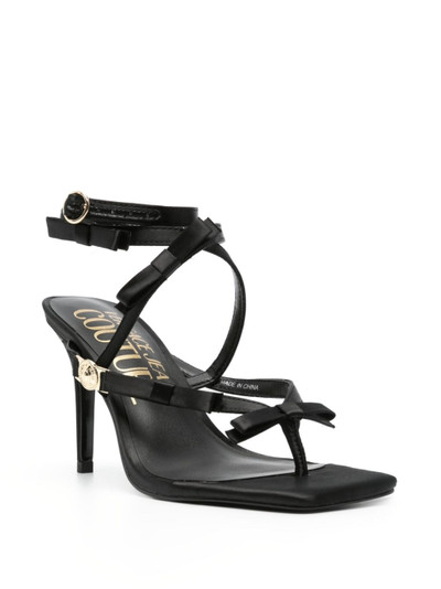 VERSACE JEANS COUTURE 90mm bow-detaill sandals outlook