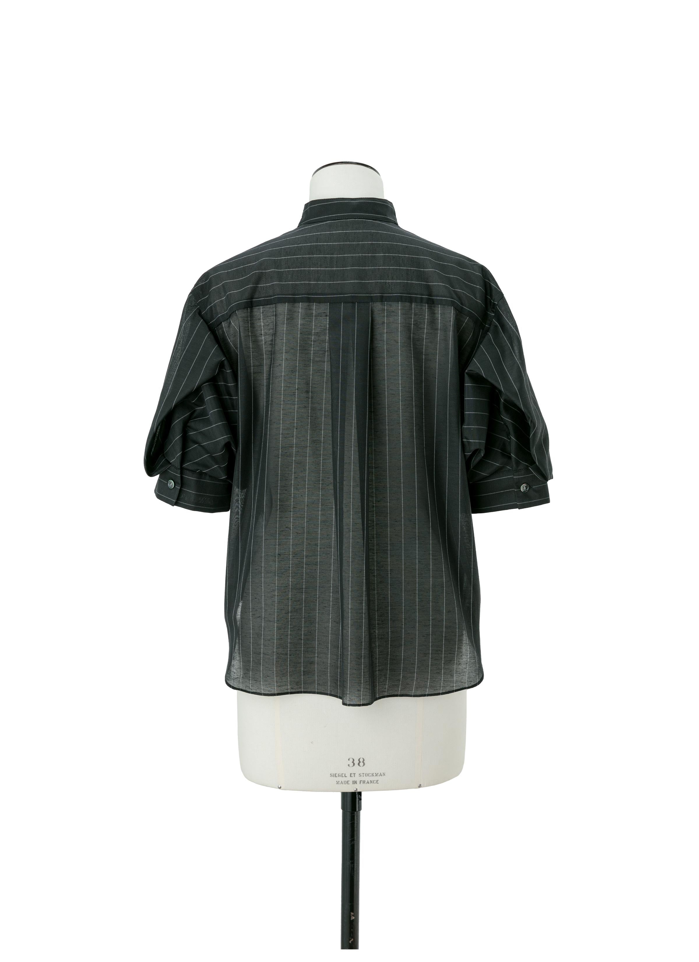 Spun Organza x Cotton Jersey T-Shirt - 3