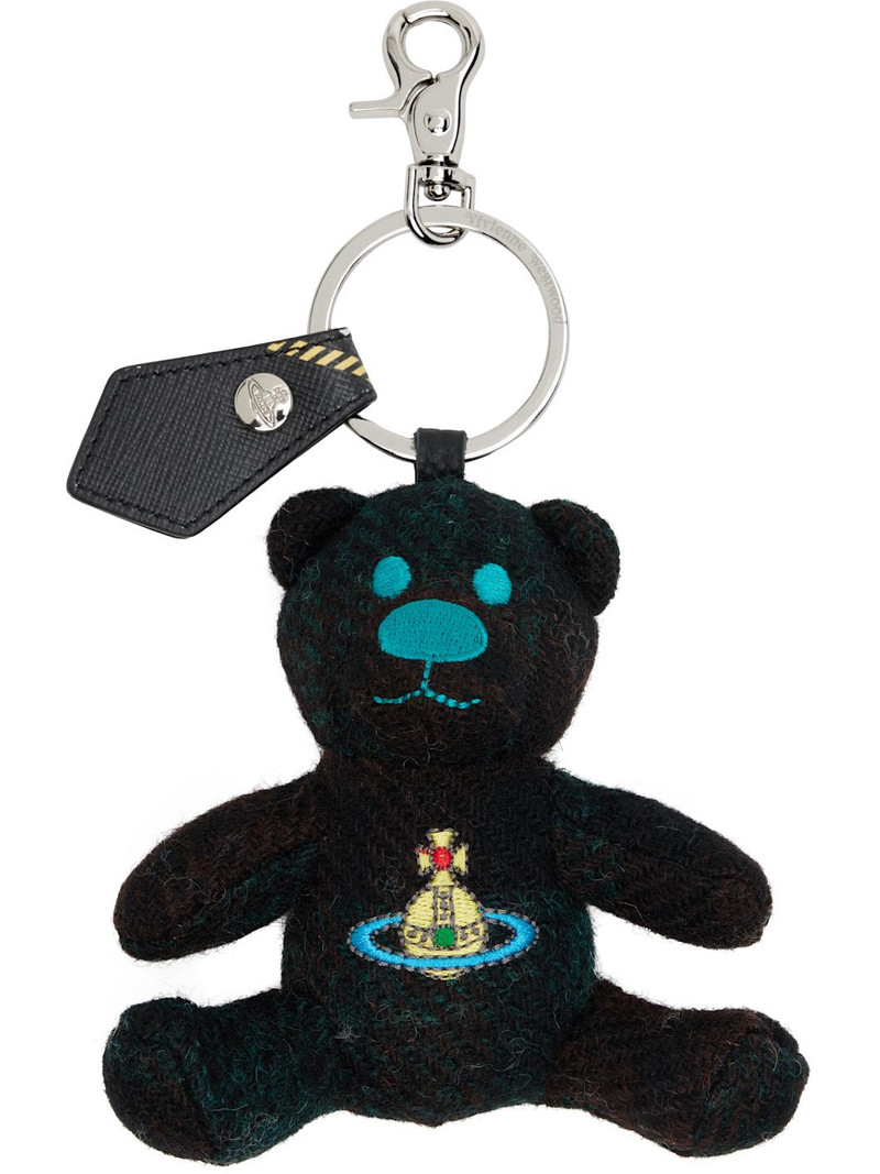Green Teddy Bear Keychain 1
