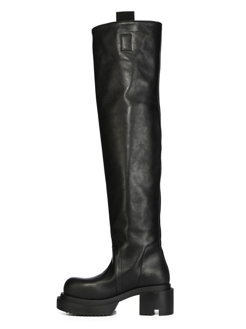 Rick Owens Black Concordians Wader Bogun Tall Boots outlook