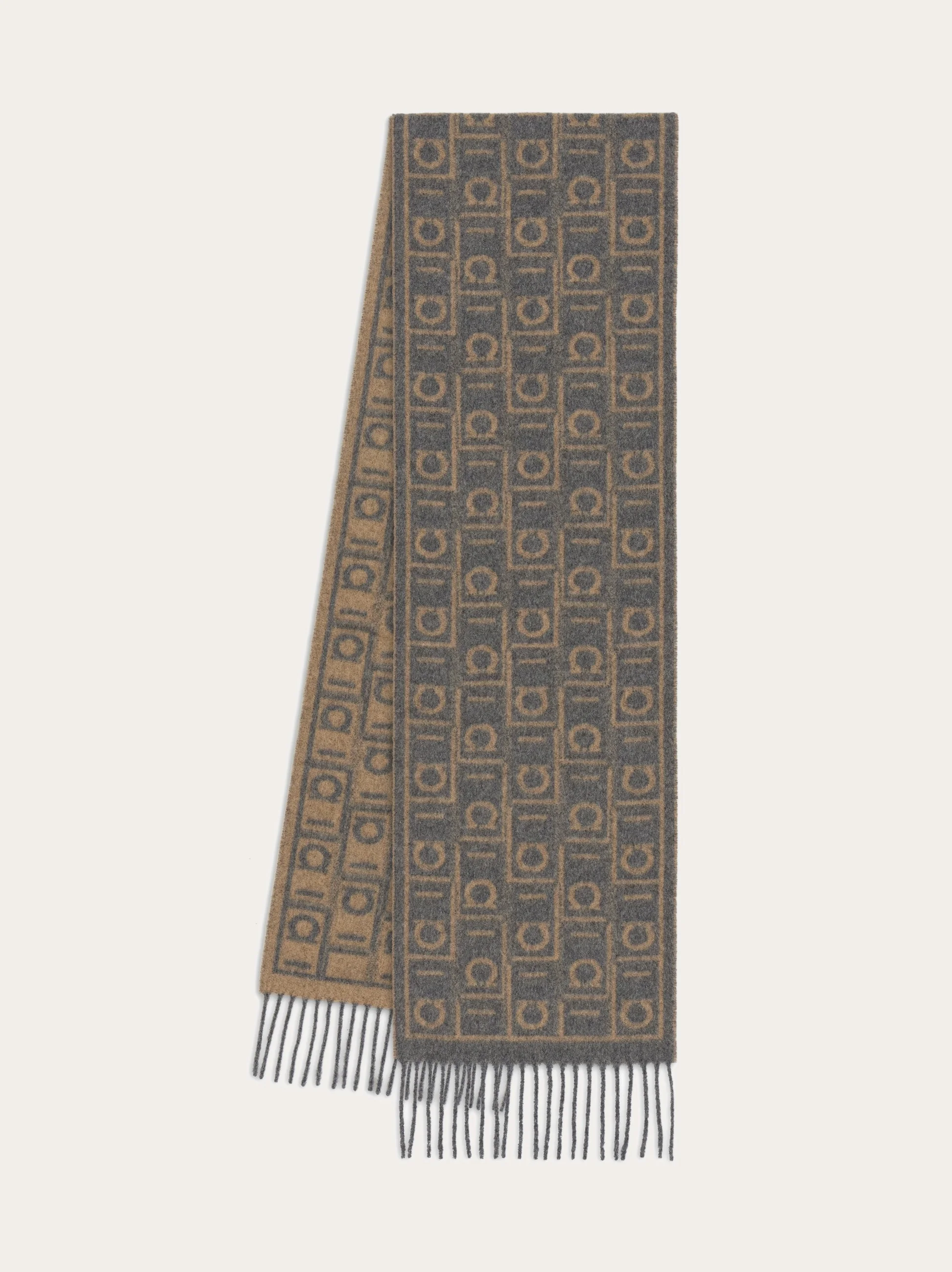 Ferragamo monogram scarf - 1