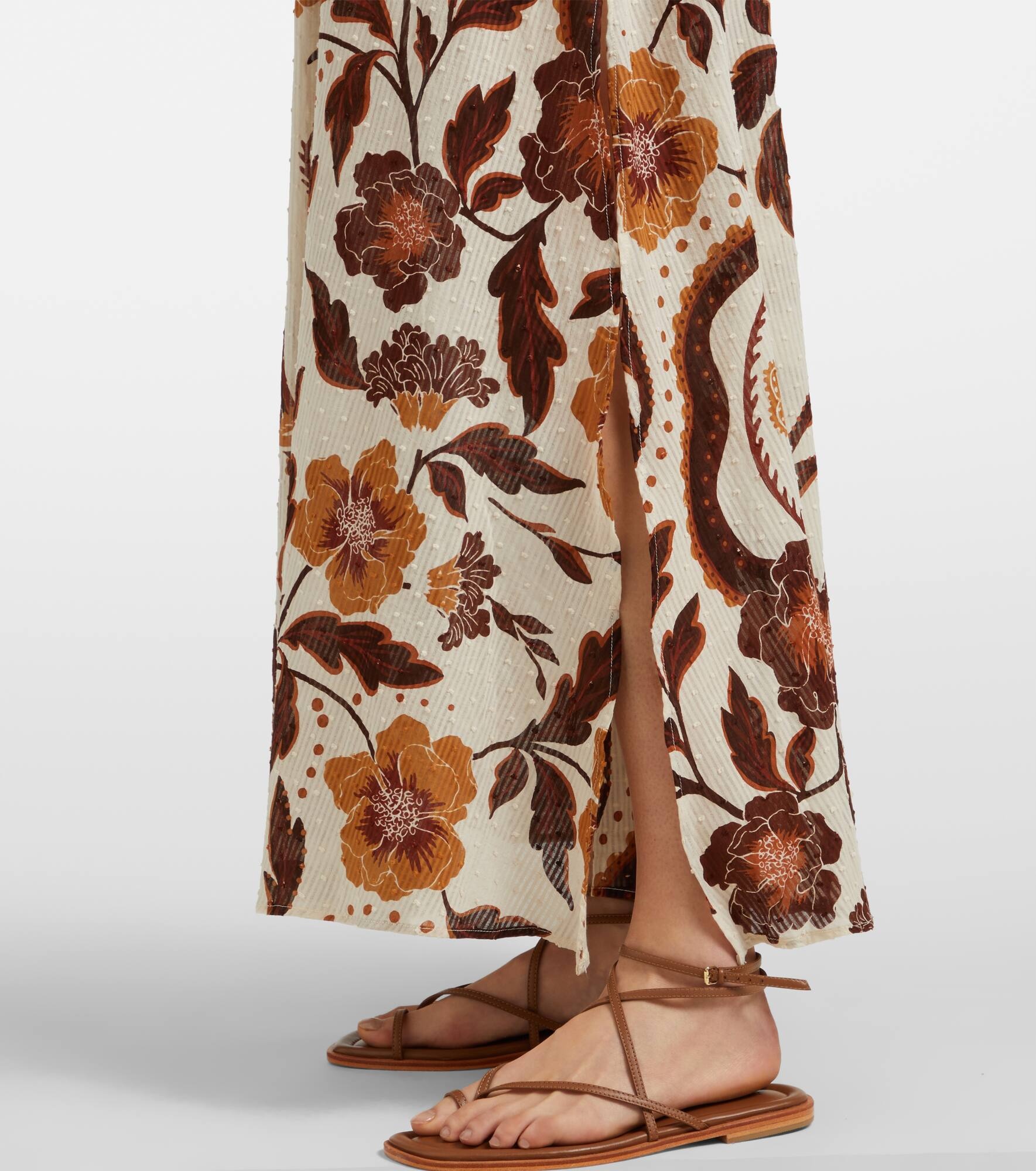 Chiara floral cotton maxi dress - 5