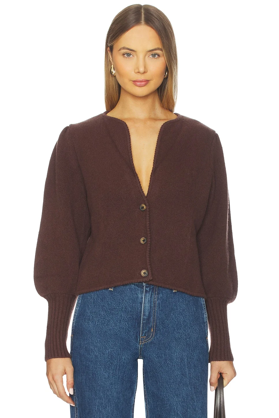 Juliet Puff Sleeve Sweater - 1