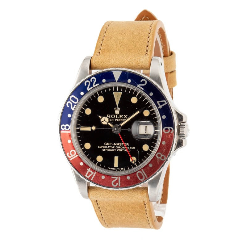 Vintage Rolex GMT-Master 1675 Glossy Gilt Dial "Pepsi" - 2