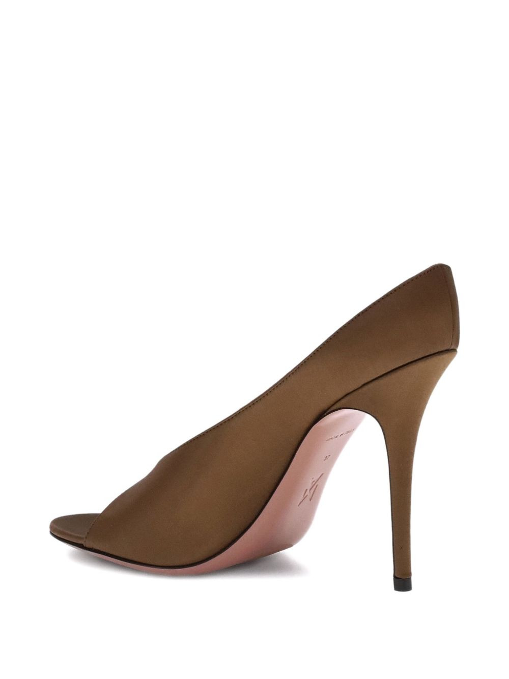 105mm Anok satin peep-toe sandals - 4