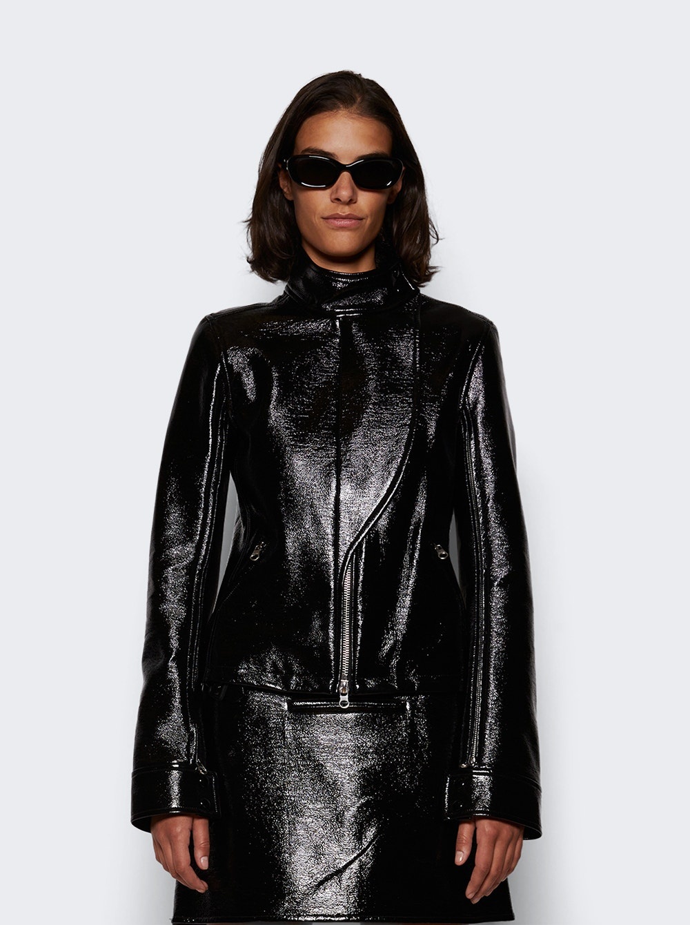 Motorcycle Vinyl Jacket Black - 3