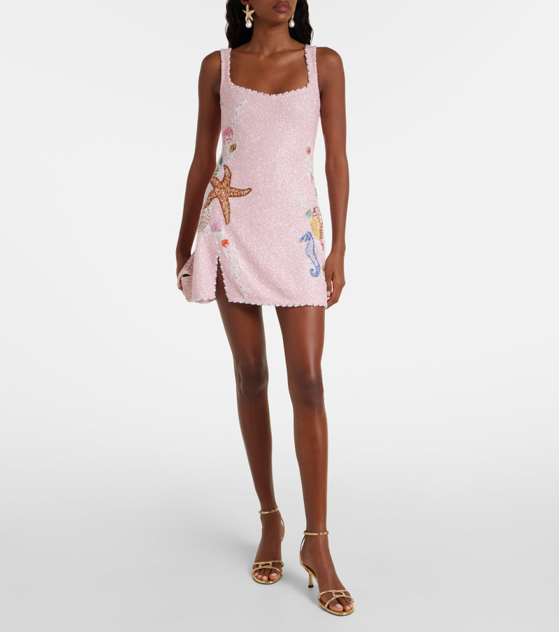 CLIO PEPPIATT Marina embellished minidress outlook