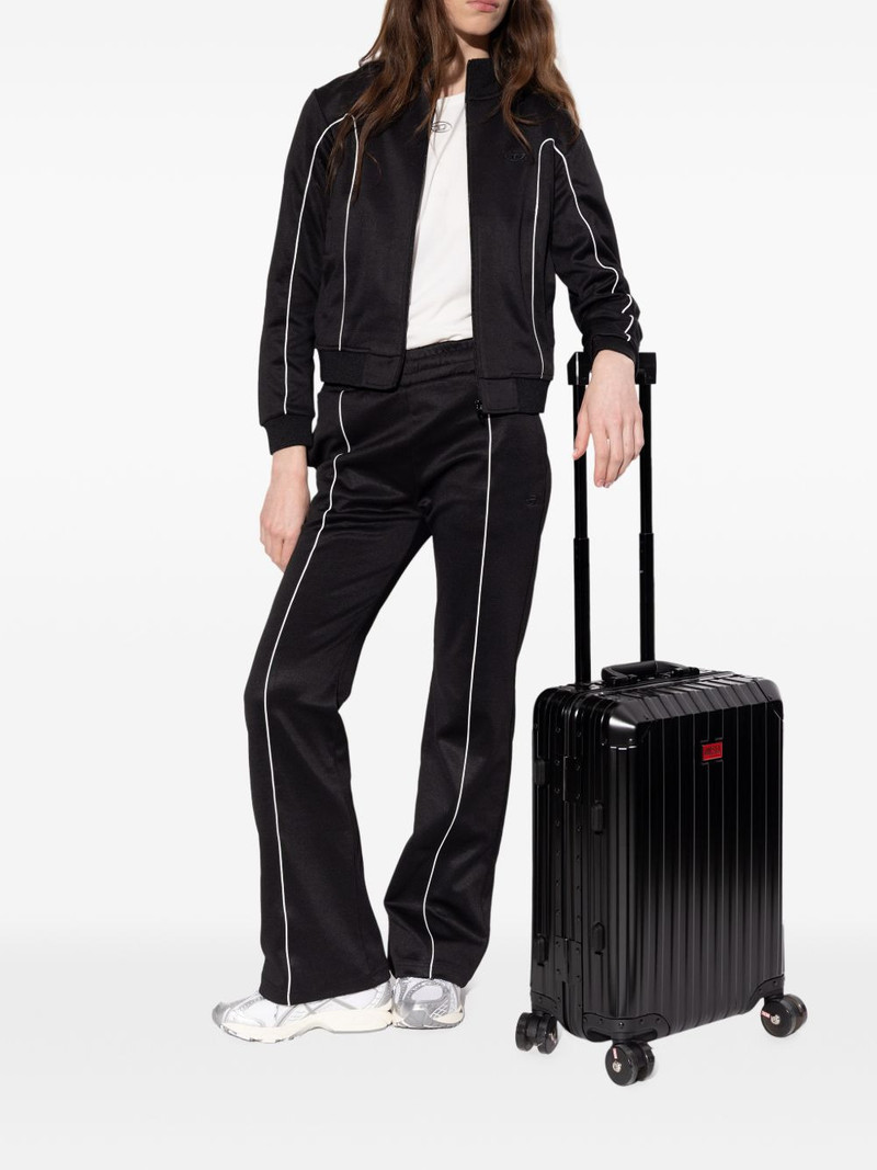 grooved logo-plaque luggage 3