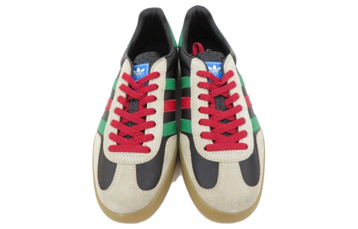(WMNS) Adidas Gazelle X Gucci Low Cut Sneakers 'Black Green Red' 726488-AAA43-9549 - 4