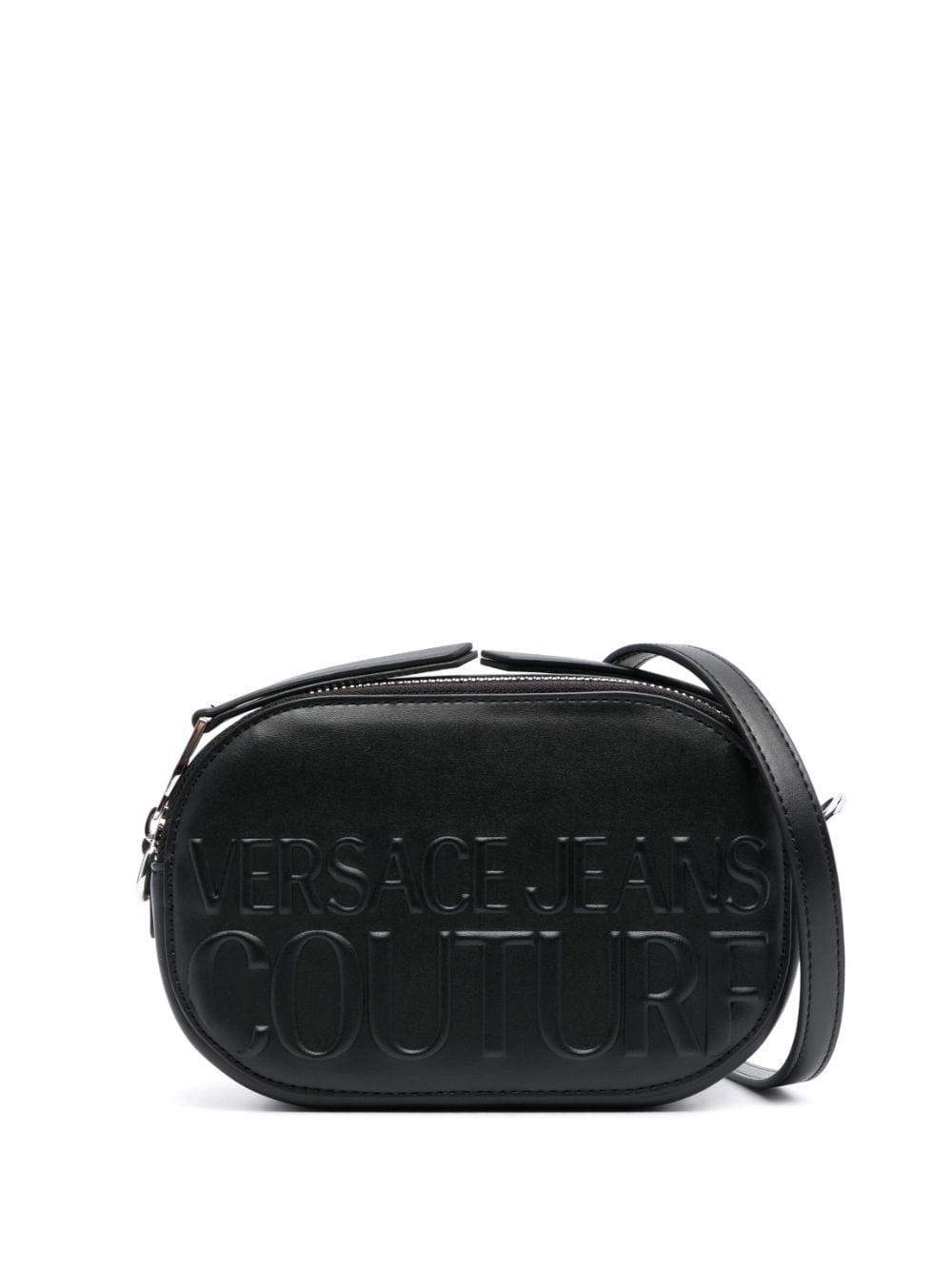 raised-logo crossbody bag - 1