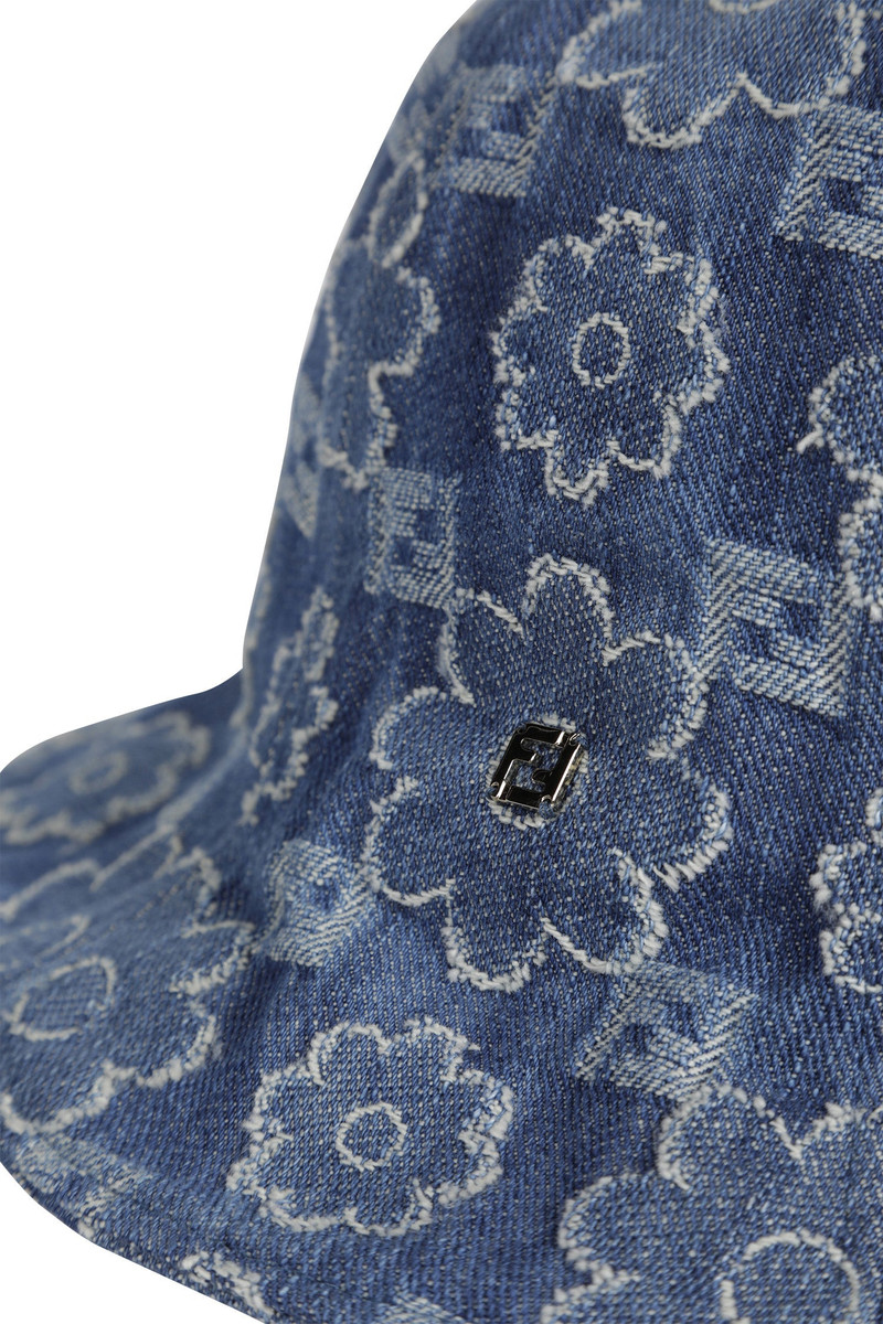 FENDI Ff Denim Cloche Hat outlook