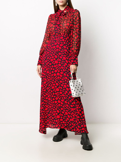 MSGM printed long dress outlook