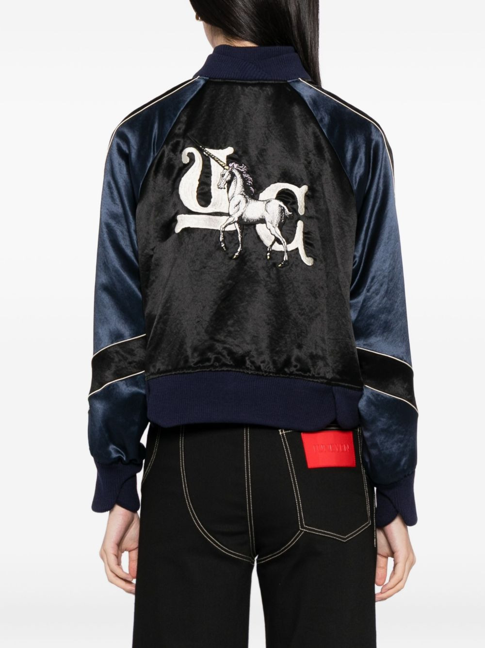 embroidered bomber jacket - 4