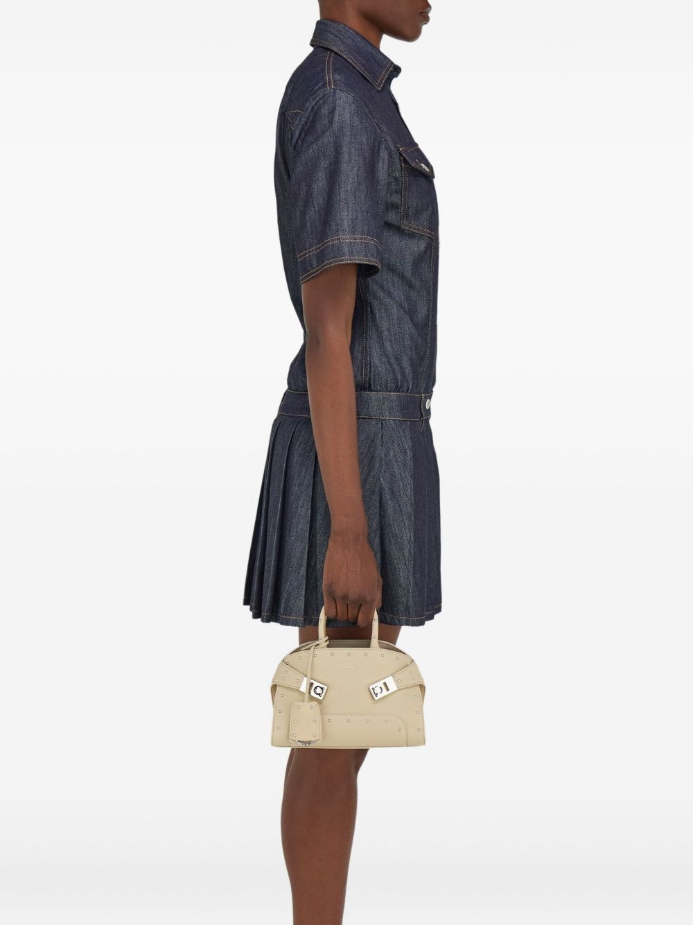 stud-embellished tote bag - 2