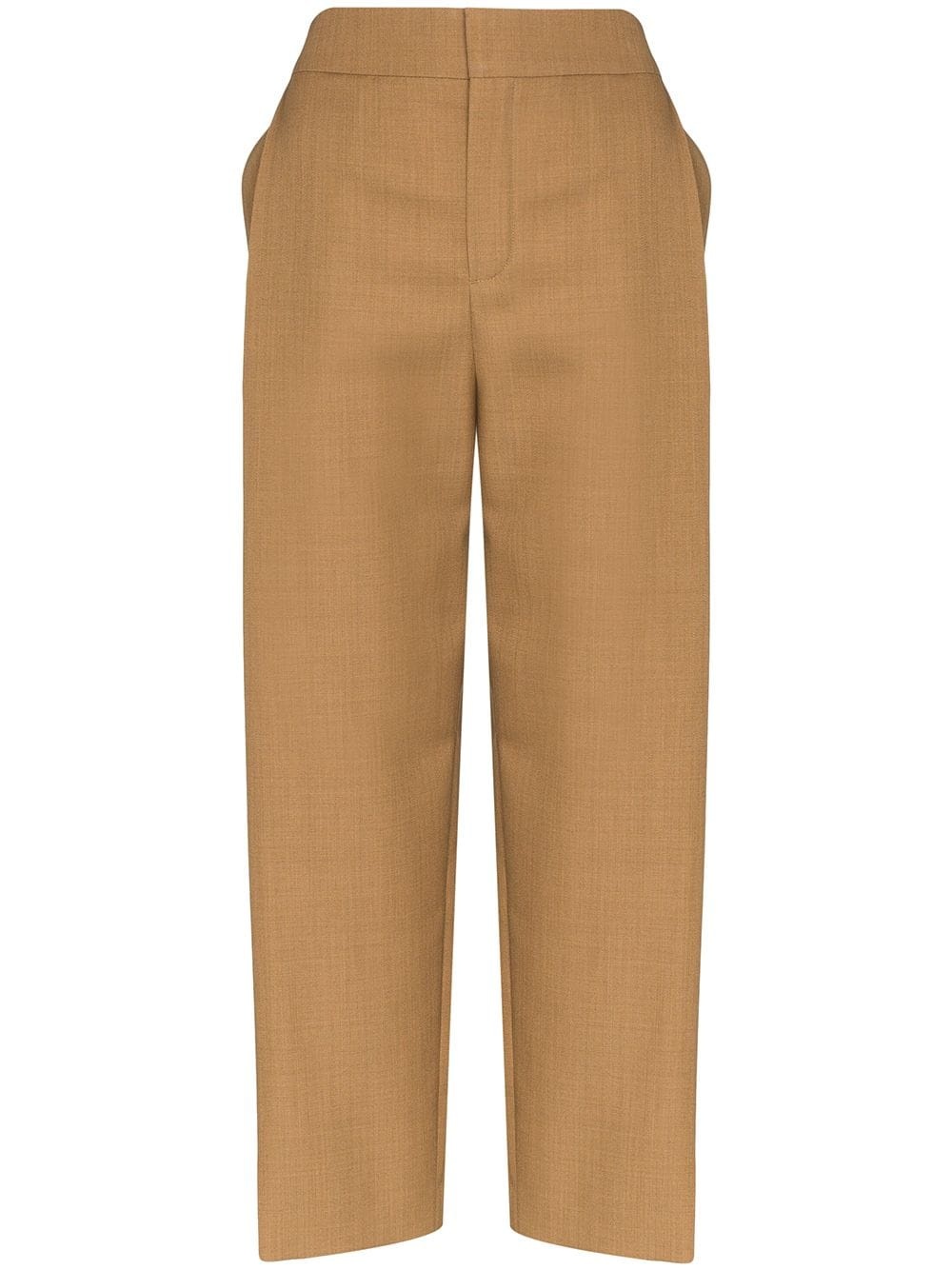 tailored high-rise trousers - 1