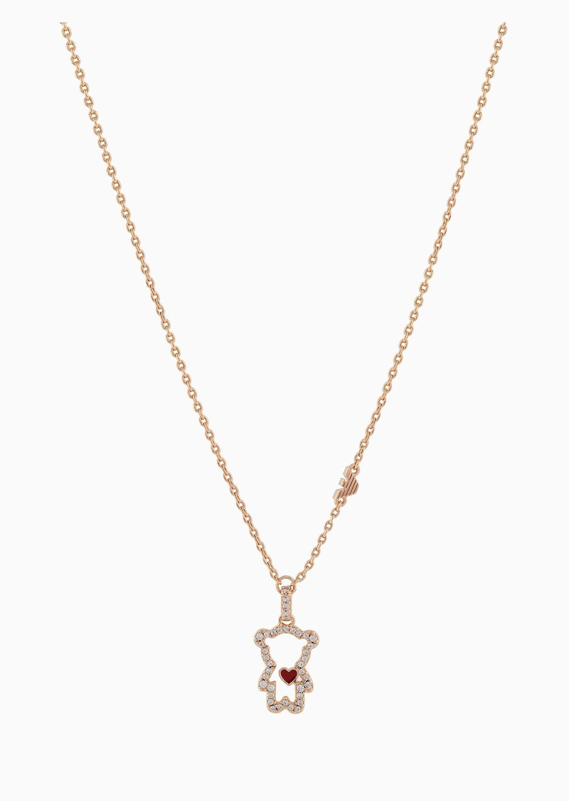 14K Rose Gold-Plated Brass Pendant Necklace 1