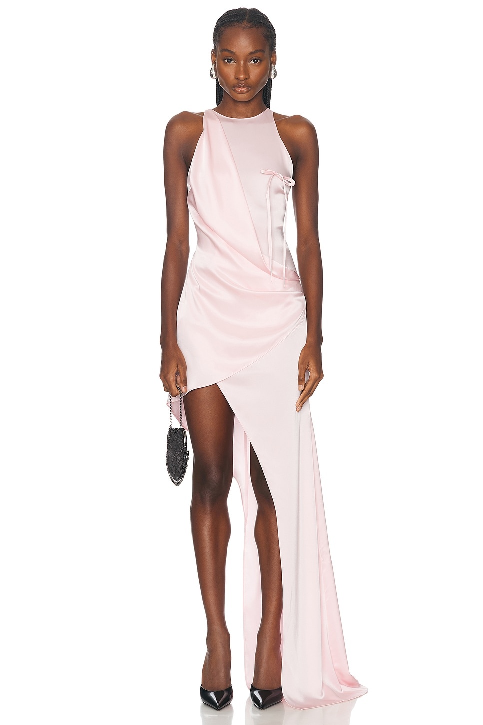Asymmetric Skirt Dress - 1