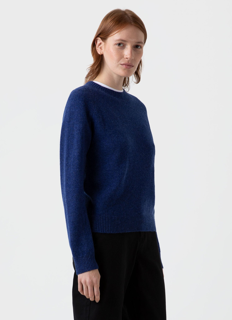 Sunspel Lambswool Crew Neck Jumper outlook