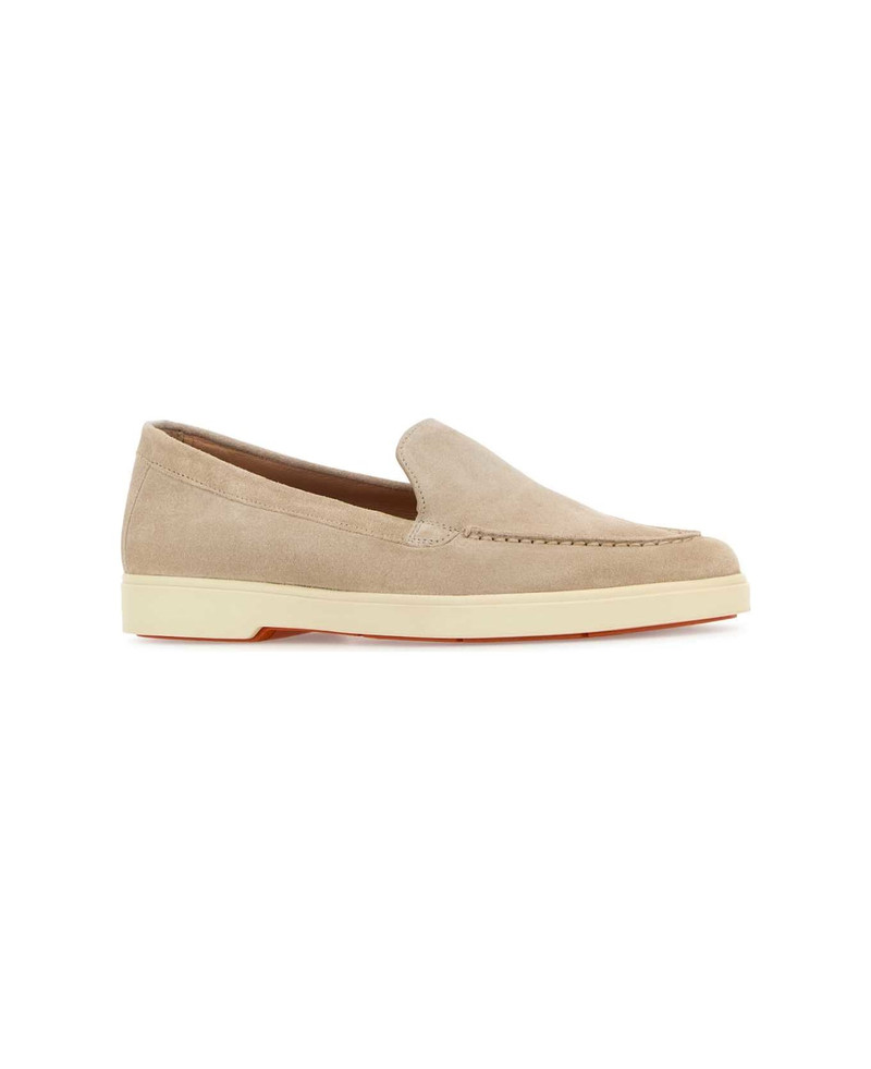 Santoni Sand Suede Yalta Loafers outlook