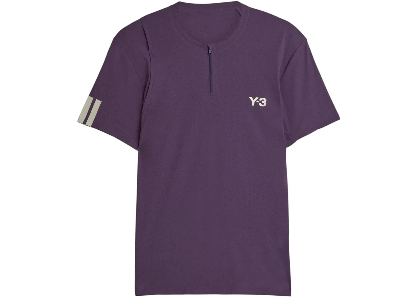 adidas Y-3 Pro Freelift Zip Tee Aurora Plum - 1