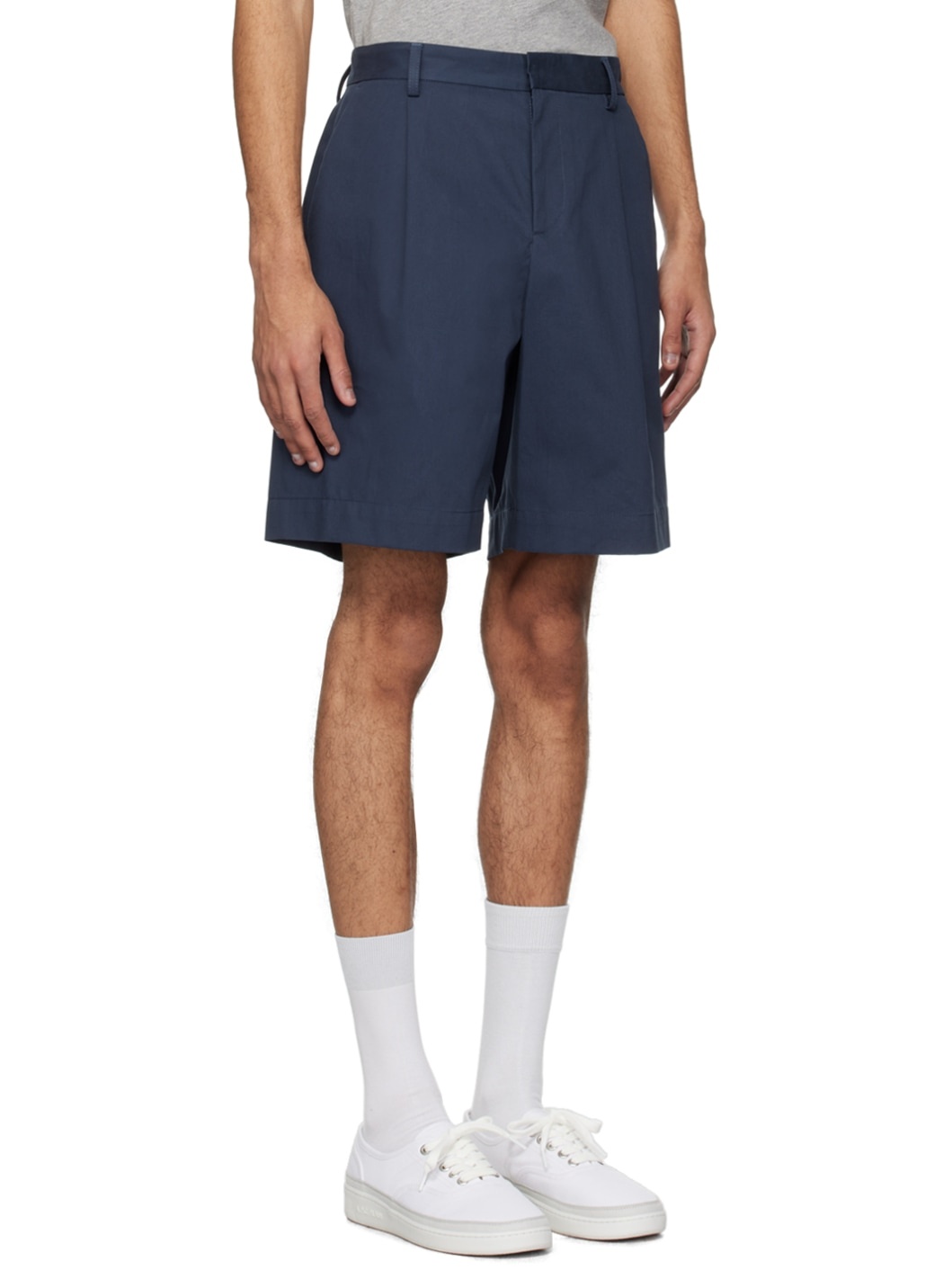 Navy Crew Shorts - 2