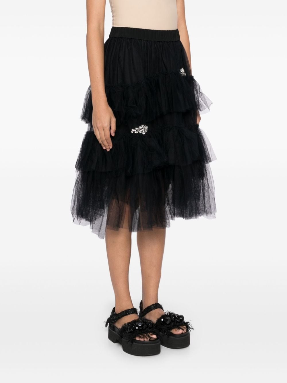 tiered tulle skirt - 3