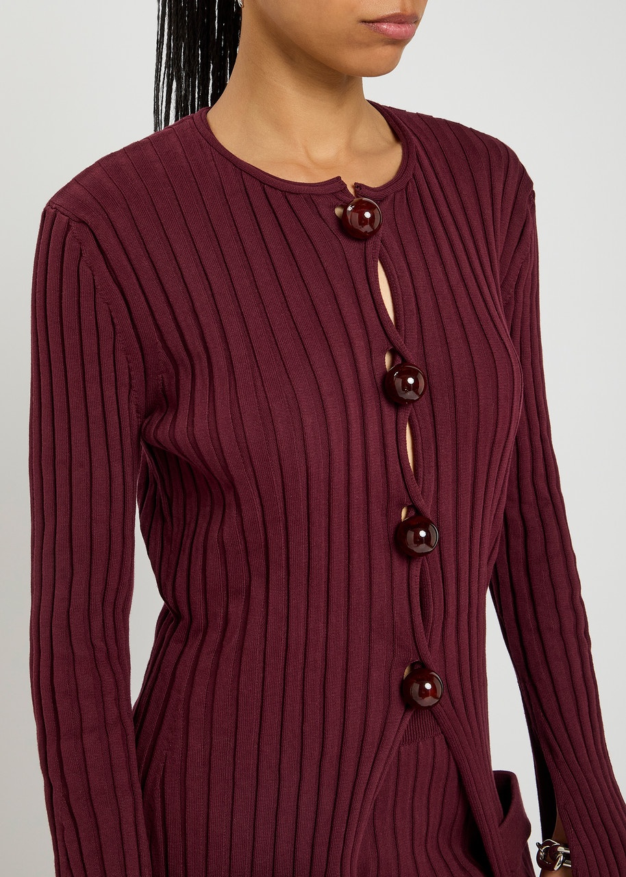 Stella Mccartney Textured Cotton-knit Cardigan - 5