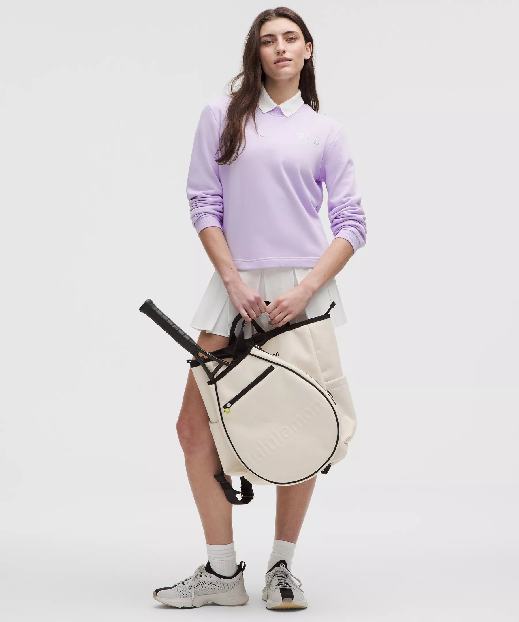Cotton French Terry Crewneck Pullover *Tennis Club - 3