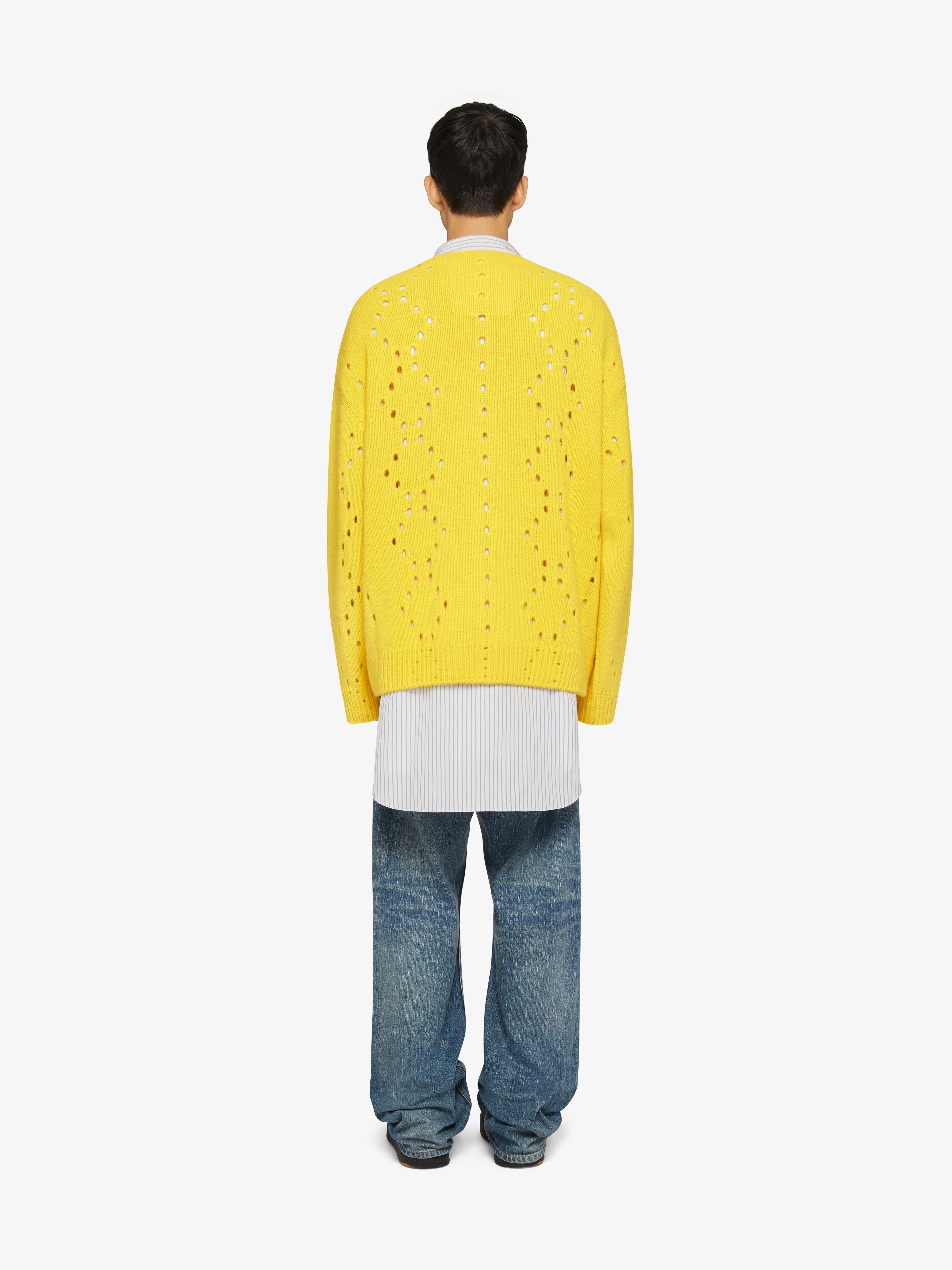 OVERSIZED CARDIGAN IN WOOL - 4