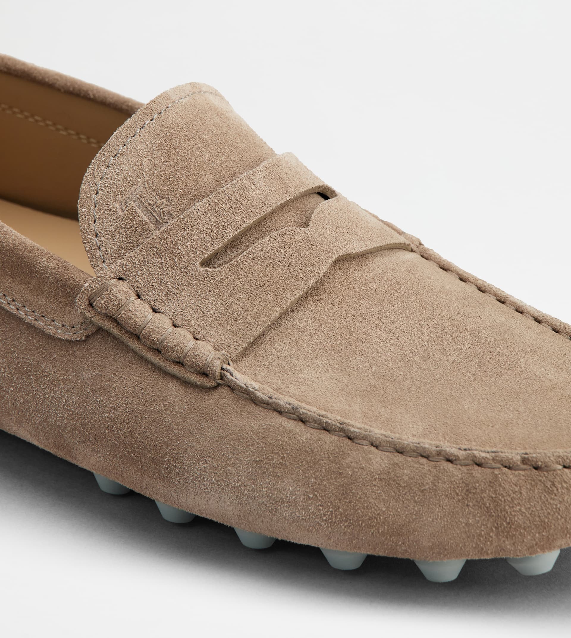 TOD'S GOMMINO BUBBLE IN SUEDE - BEIGE - 6