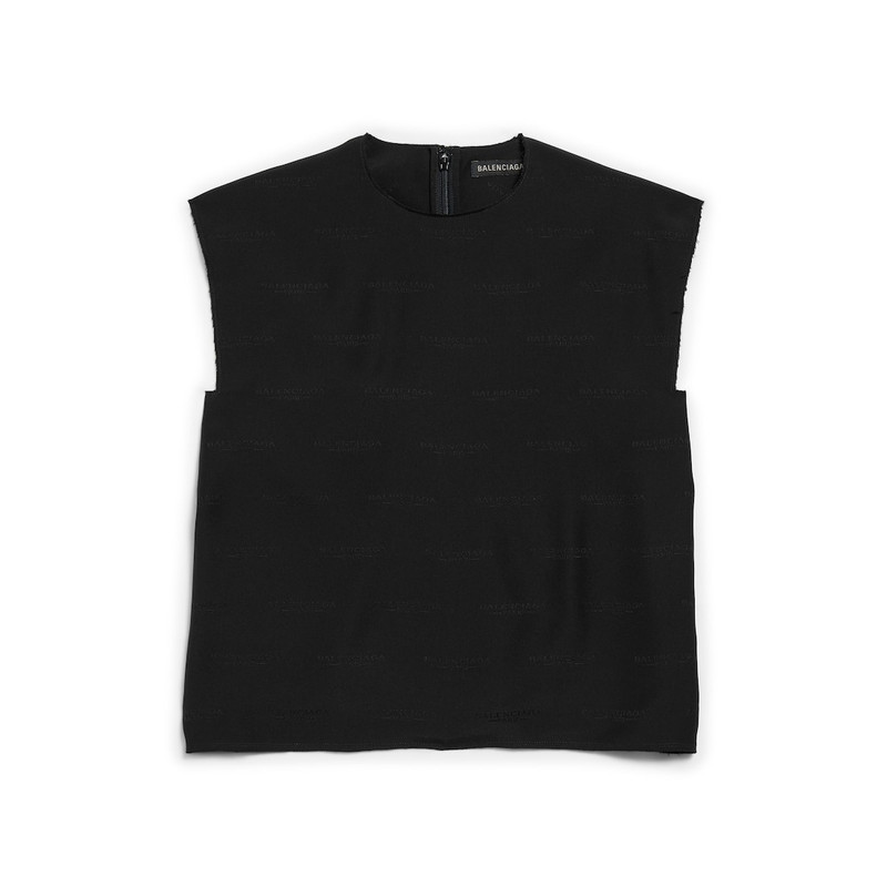 Women's License Sleeveless T-shirt in Black 1