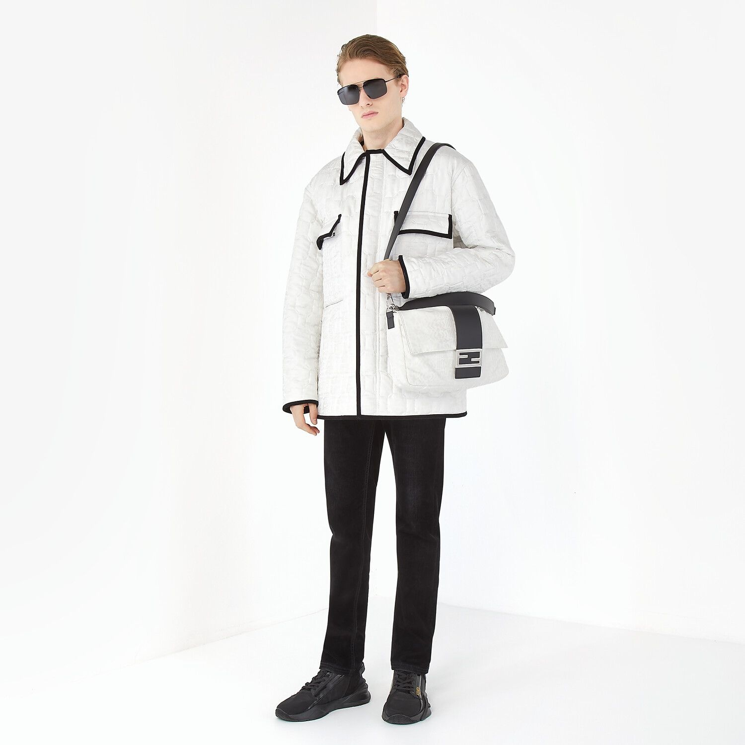 White tech fabric jacket - 5