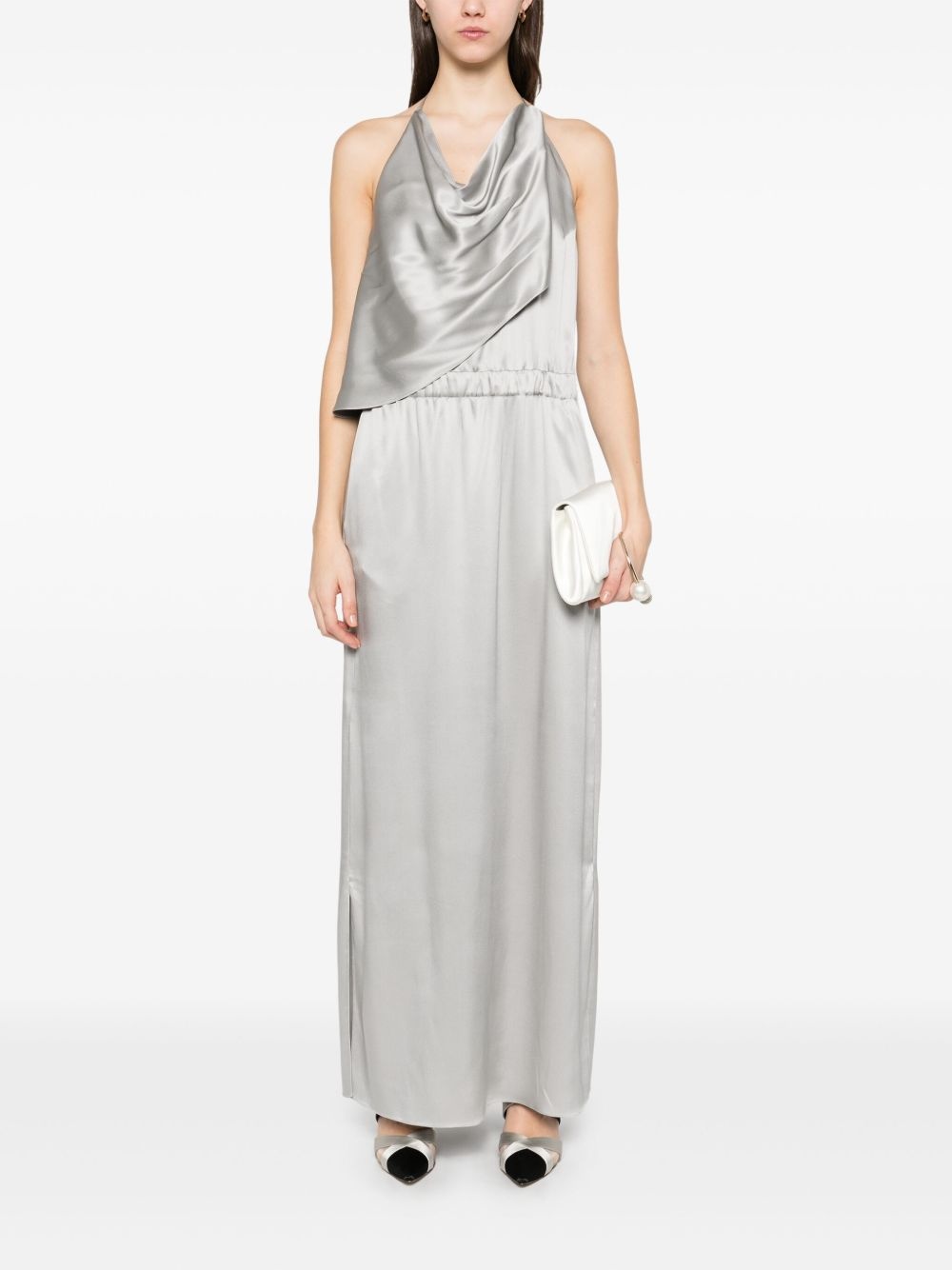 silk long dress - 2