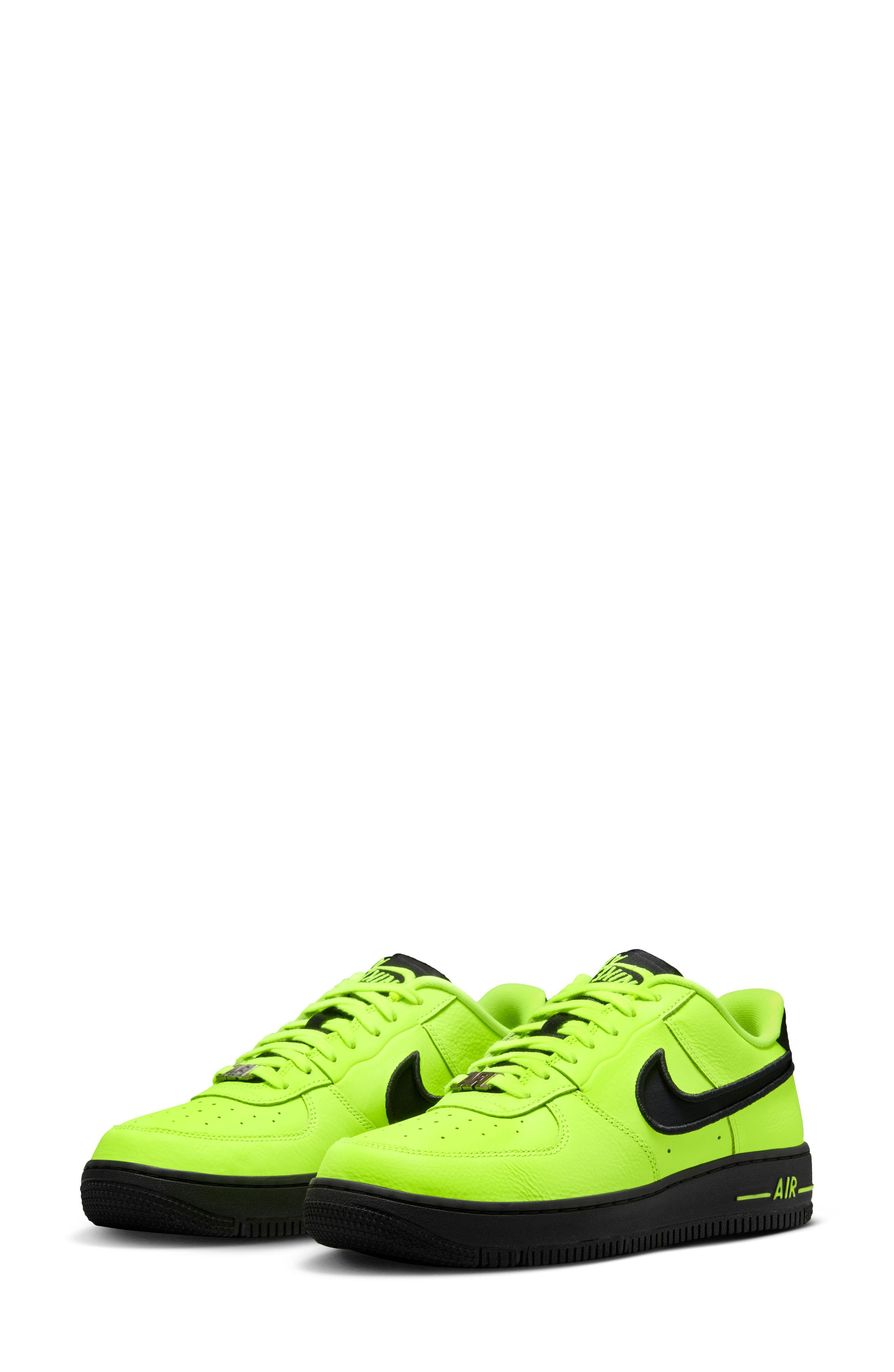Nike Air Force 1 Dance Sneaker in Volt/Black/Gunmetal at Nordstrom - 1
