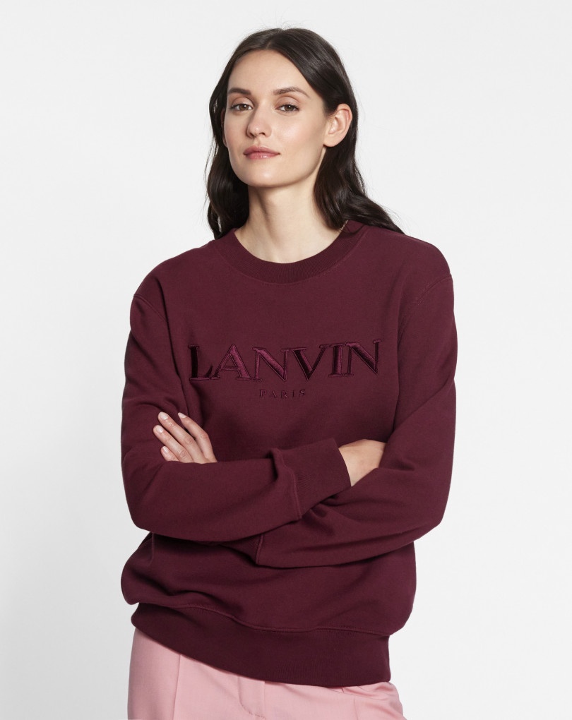 LANVIN PARIS EMBROIDERED SWEATSHIRT - 5
