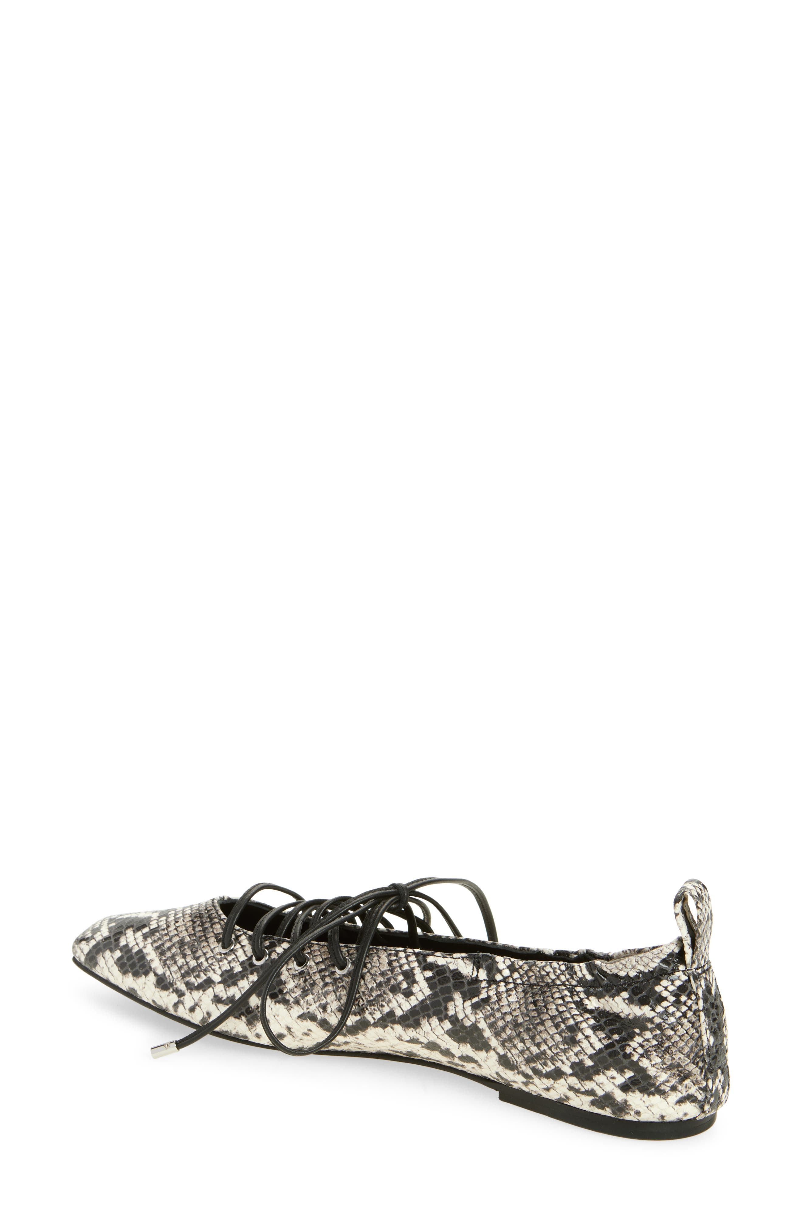 rag & bone Sophia Ballet Flat in White Sn at Nordstrom - 2