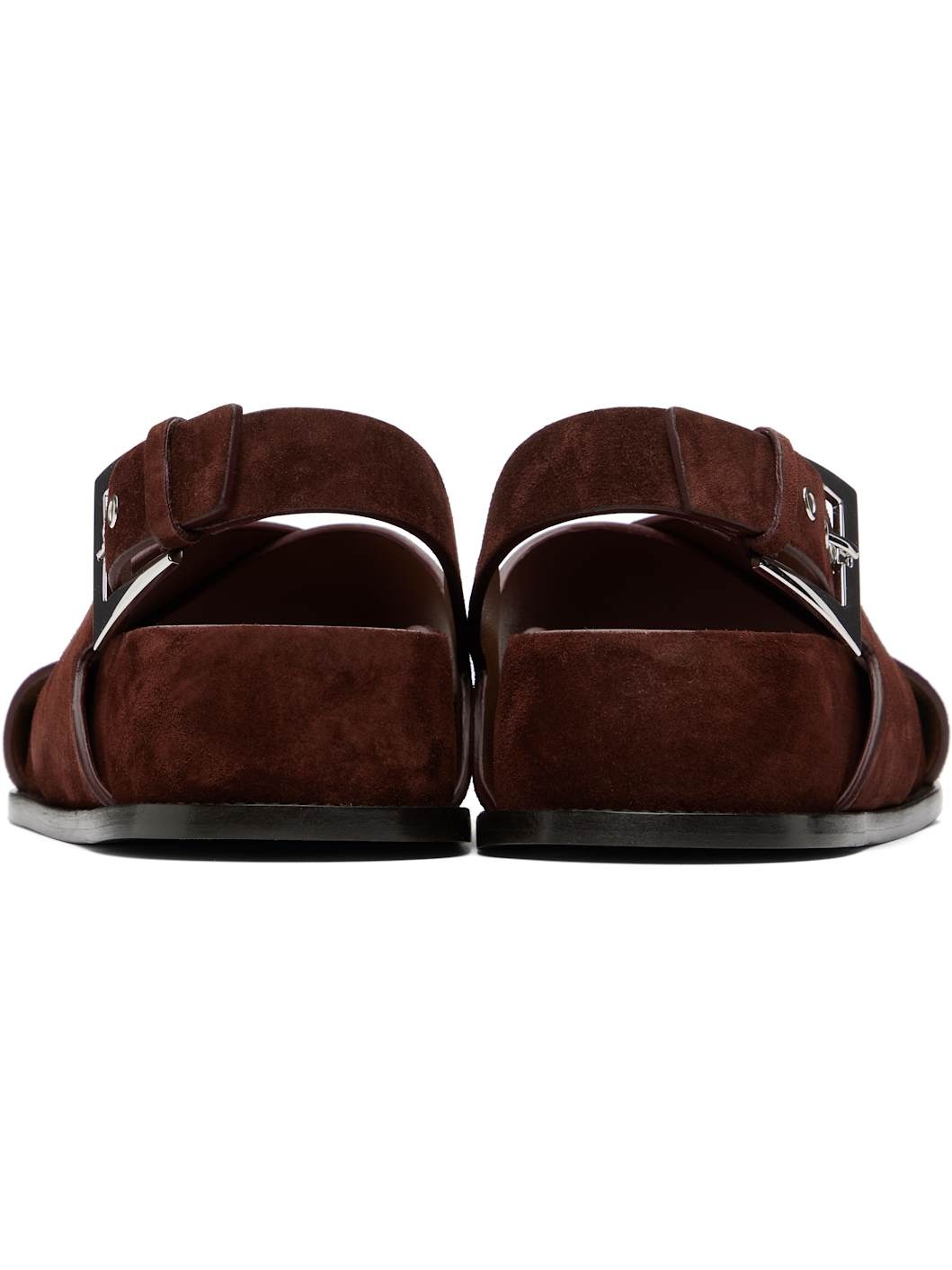 Brown Brooklyn Flat Sandals - 2
