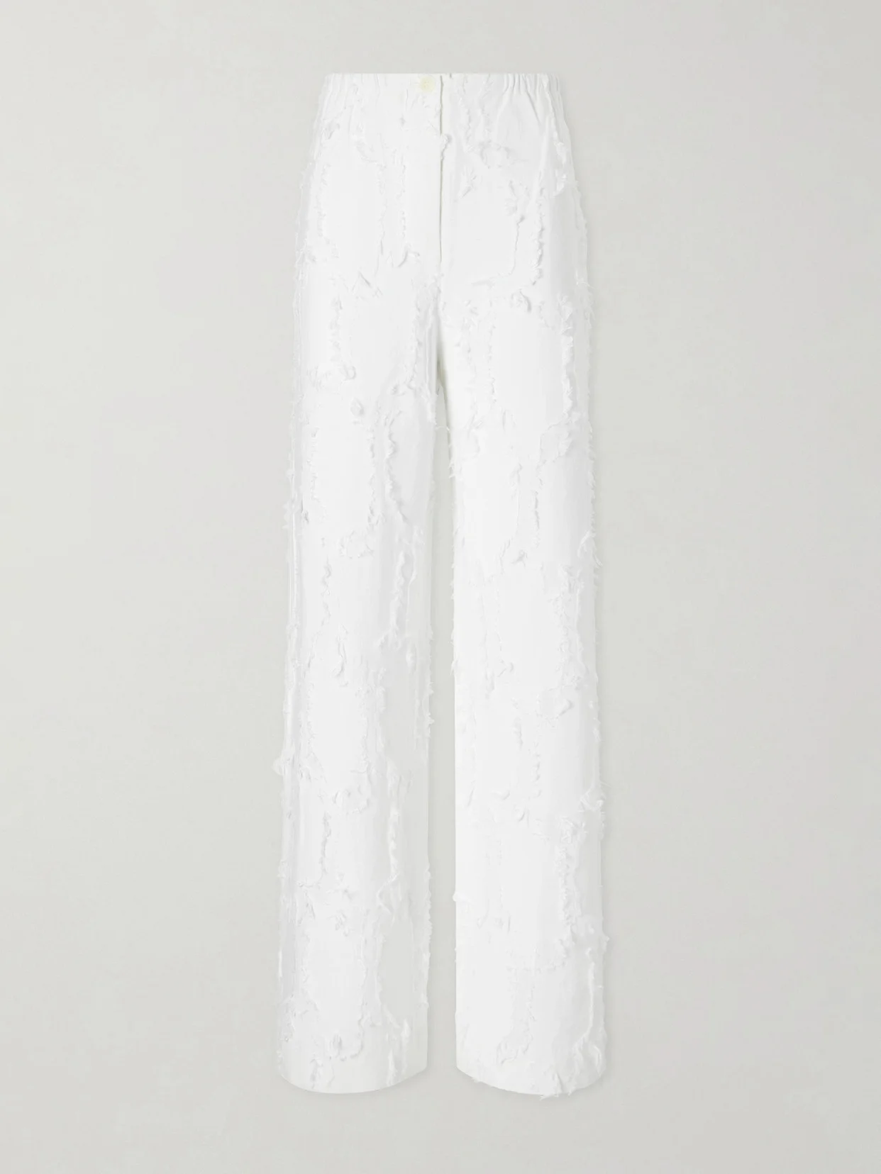 Shilo Jacquard-knit Cotton-blend Straight-leg Pants - 1