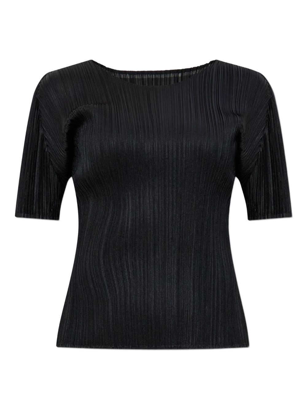 pleated T-shirt - 1