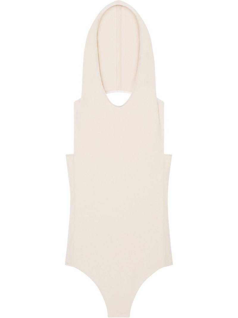 Illusion hooded bodysuit 1