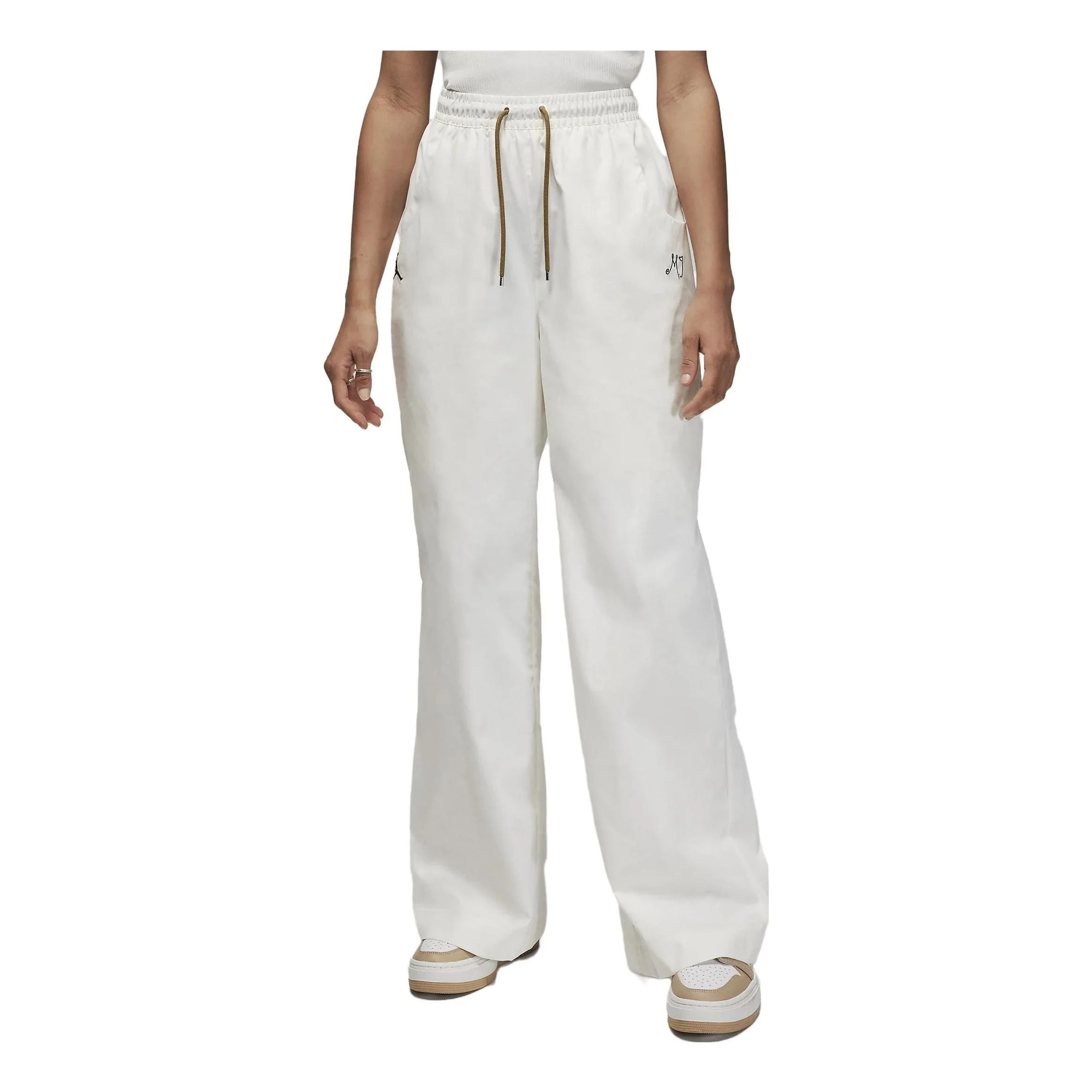 (WMNS) Air Jordan Brand Woven Pant 'White' FB5122-133 - 1